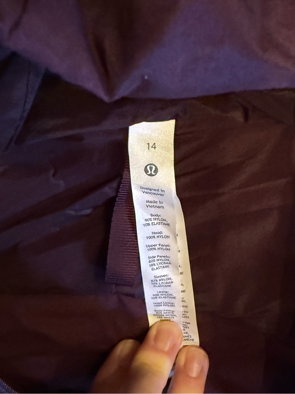 Lululemon Down for It All Jacket
Garnet 14 - Picture 9 of 11